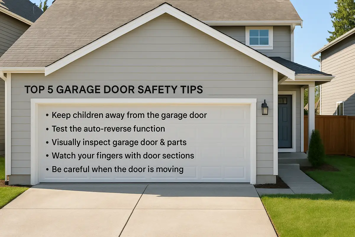 Top 5 Garage Door Safety Tips Every Homeowner Should Know | Universal Garage Door Repair Hartford