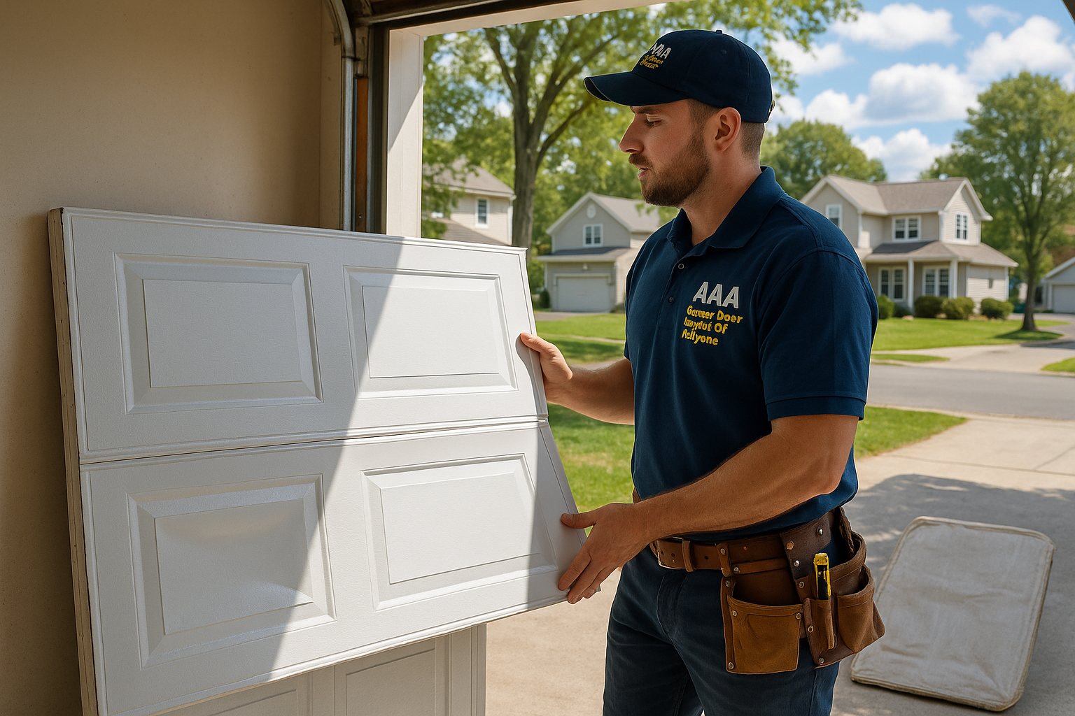 Garage Door Panel Replacement service in Ellington