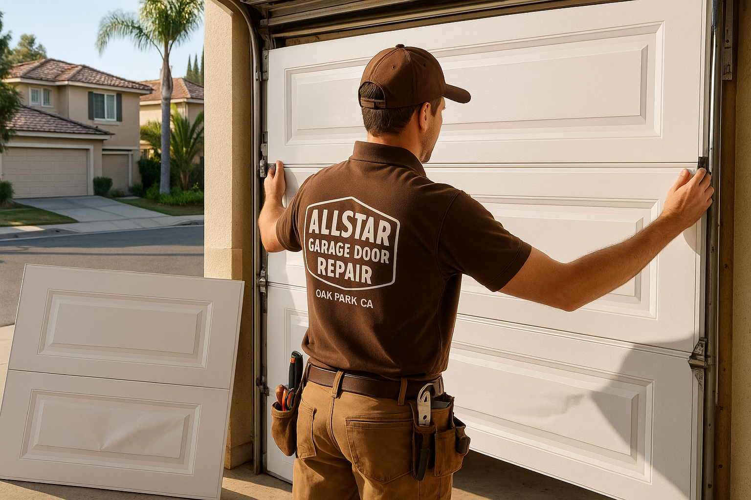 Garage Door Panel Replacement service in Bristol