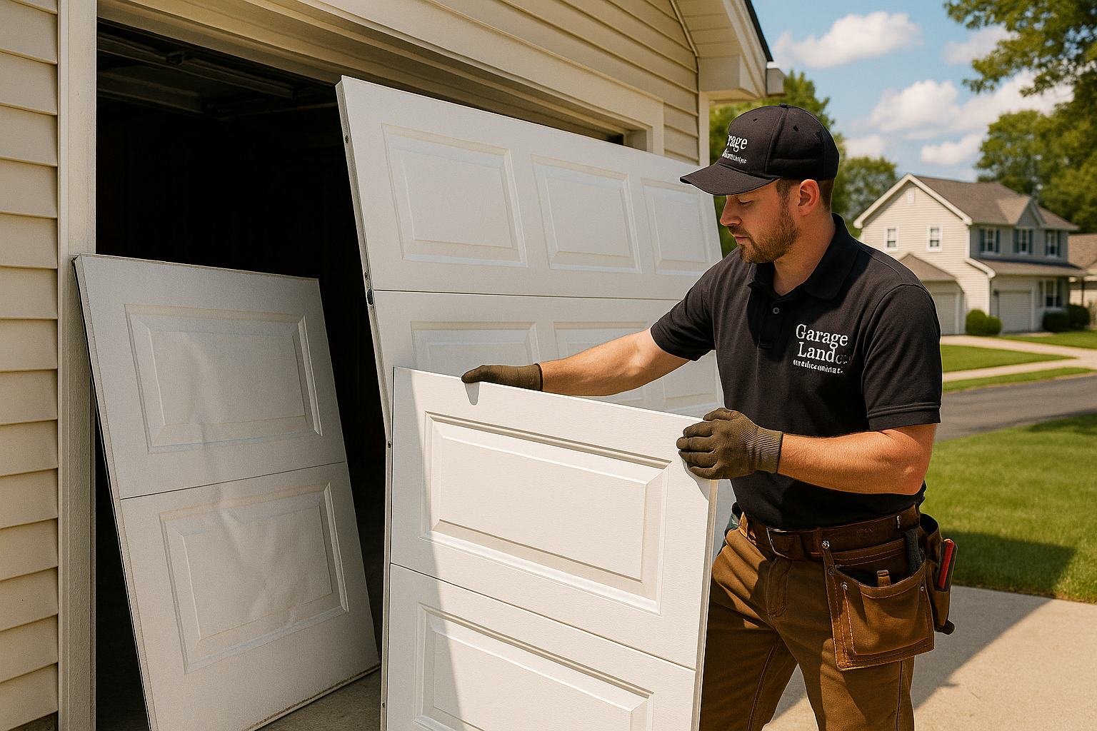 Garage Door Panel Replacement service in Enfield