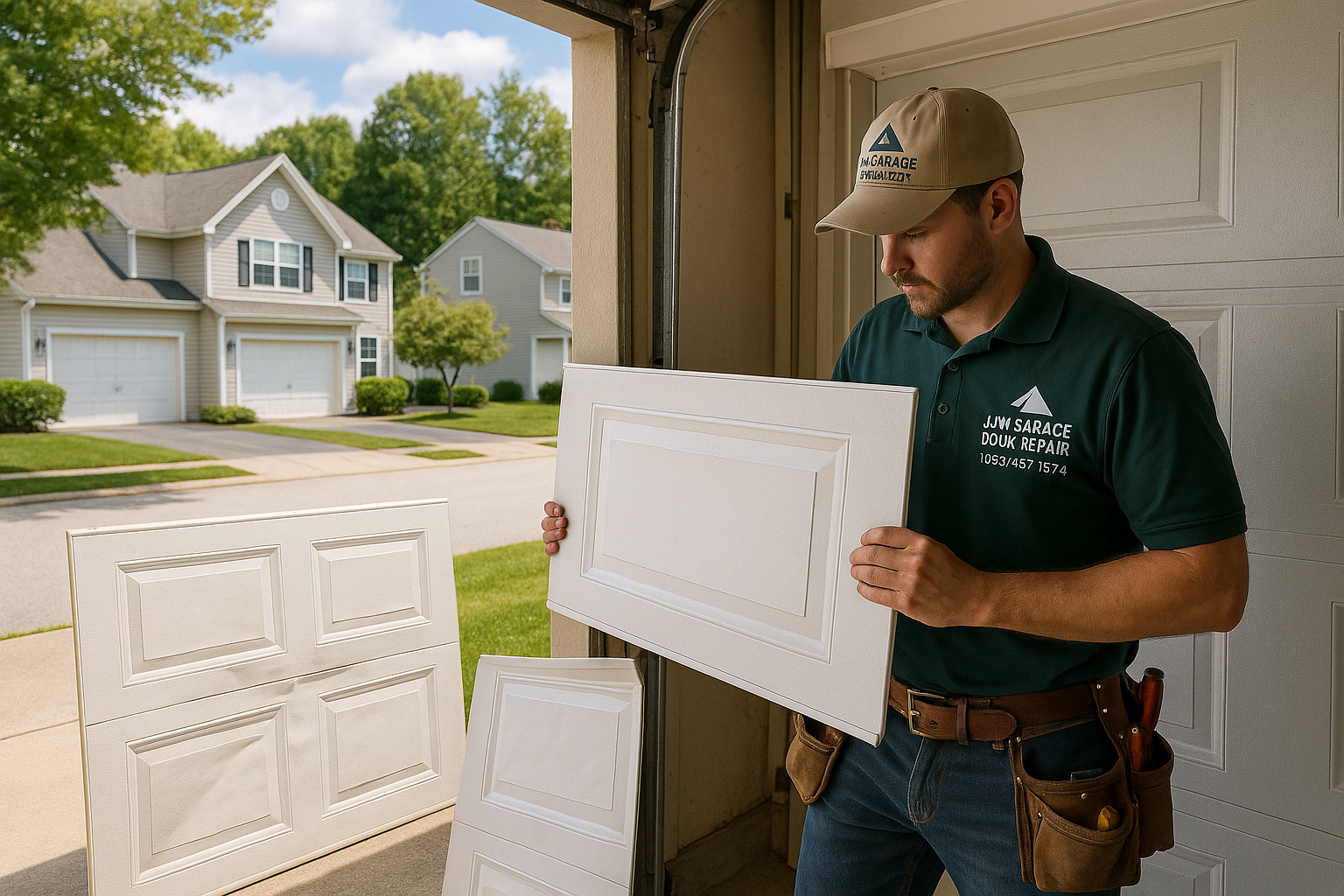 Garage Door Panel Replacement service in New Britain
