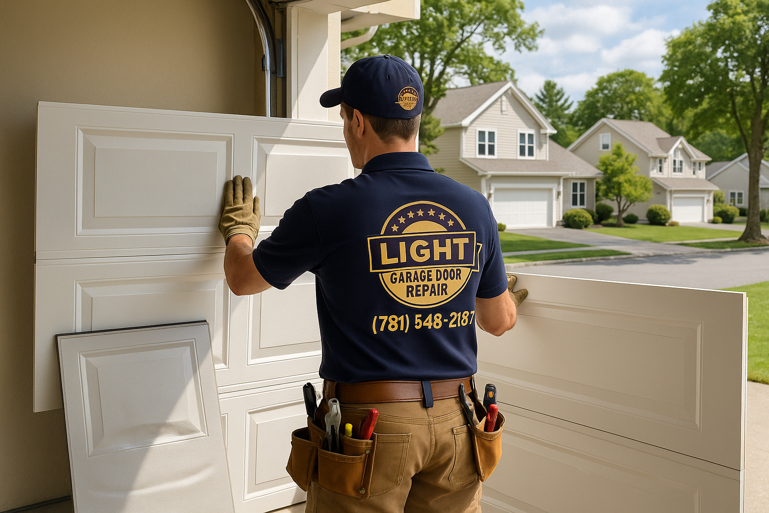Garage Door Panel Replacement service in Canton