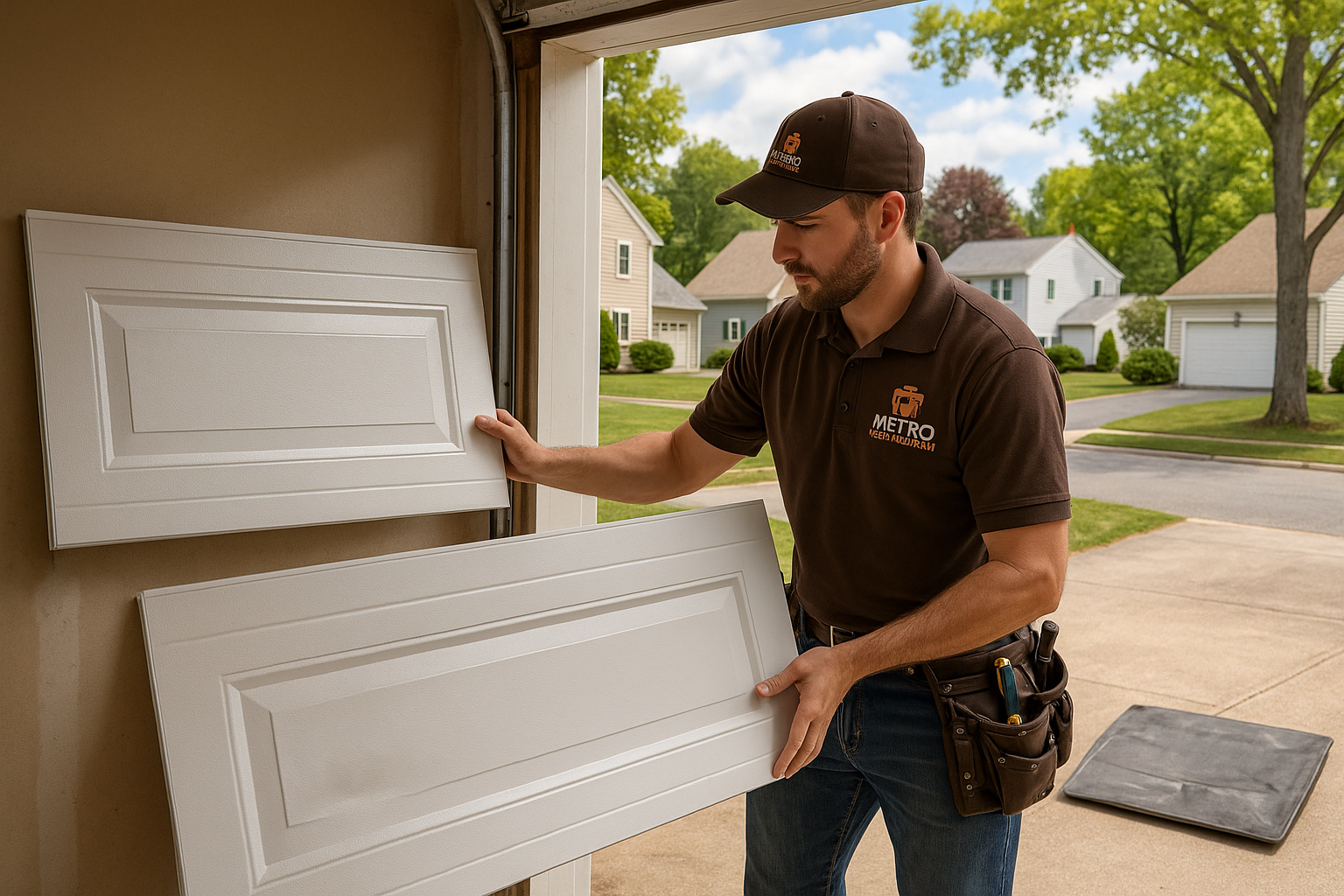 Garage Door Panel Replacement service in Tariffville