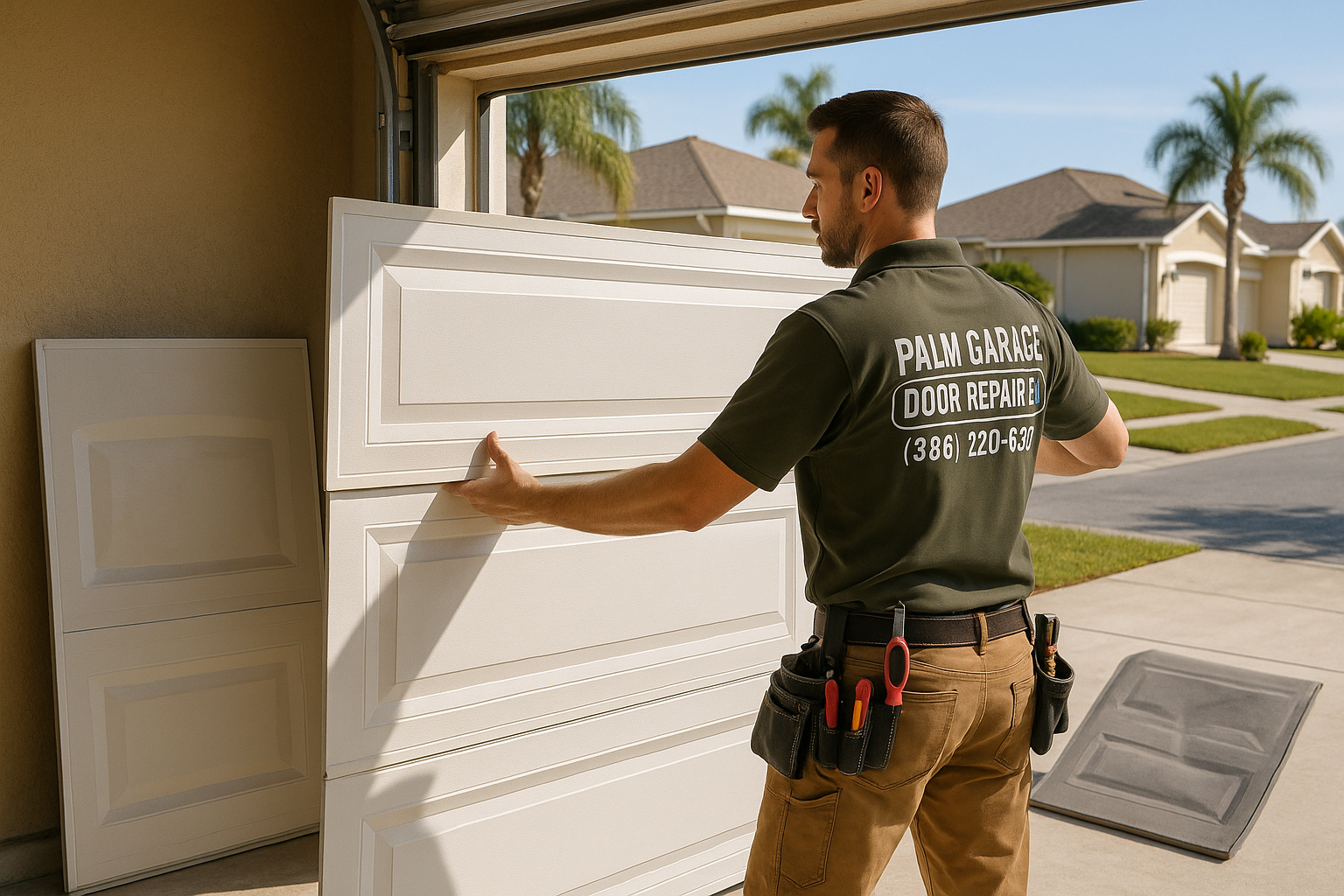 Garage Door Panel Replacement service in Weatogue