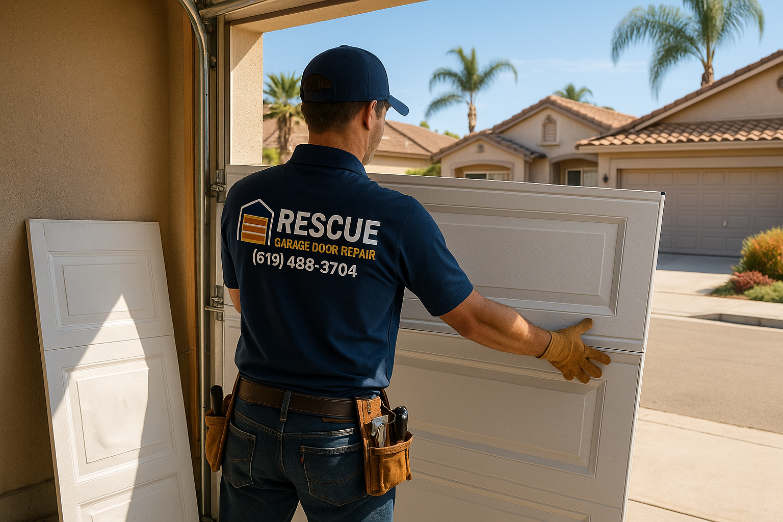 Garage Door Panel Replacement service in Bolton