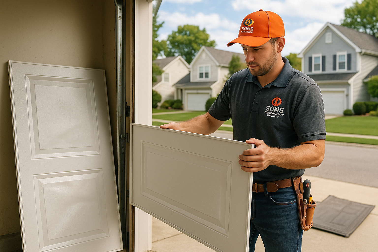 Garage Door Panel Replacement service in Wilson