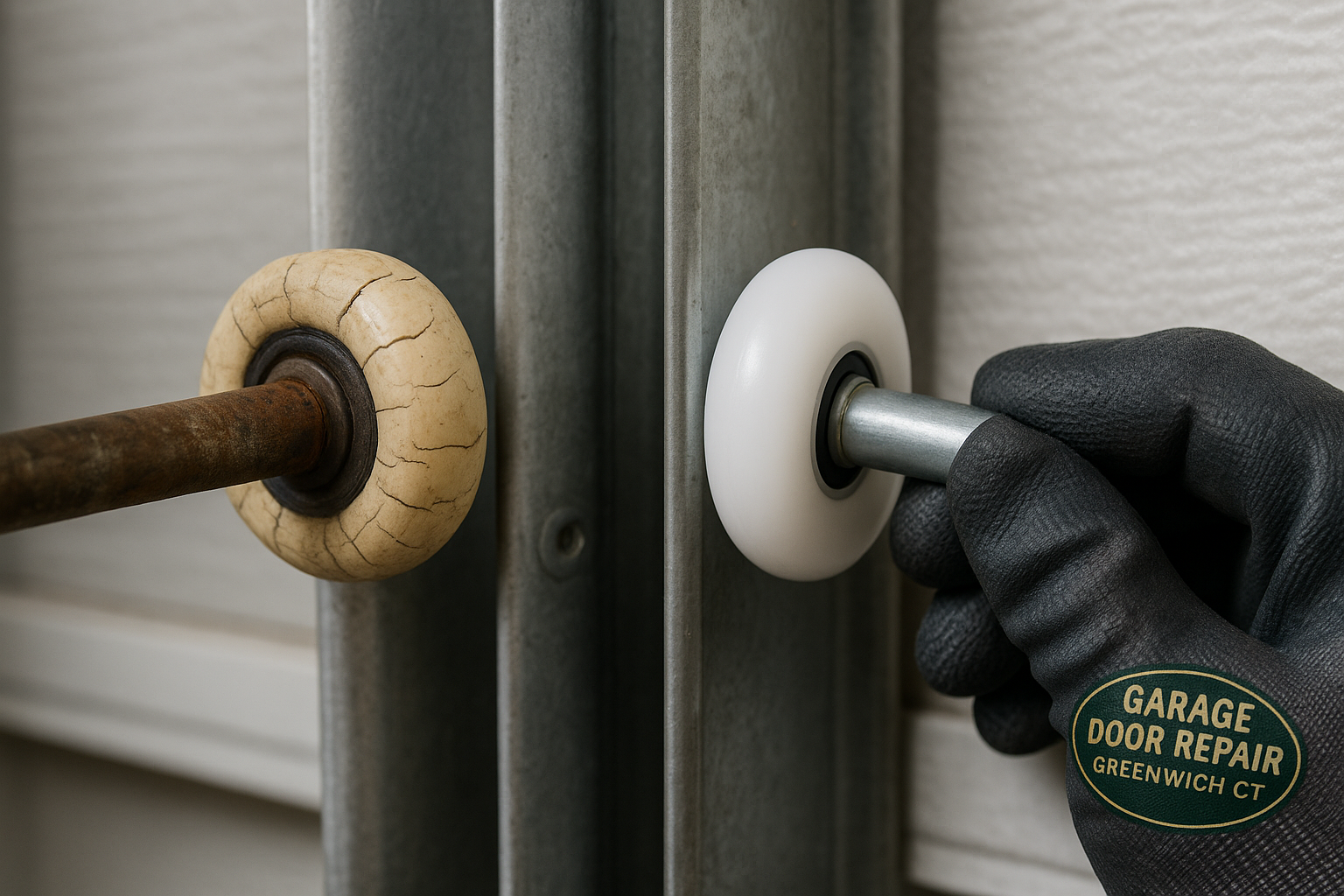 Garage Door Roller Replacement service in Rocky Hill