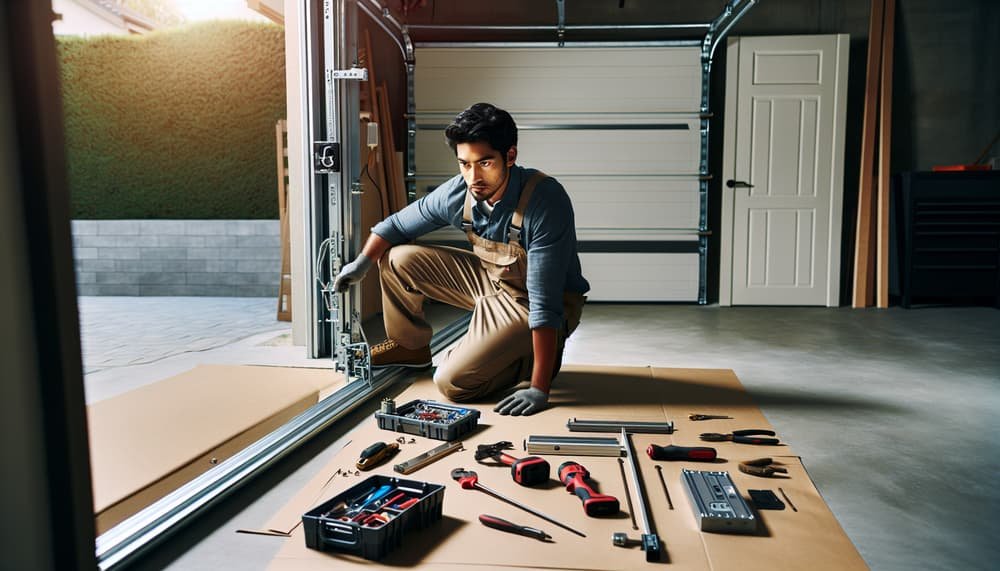 Our professional garage door repair process